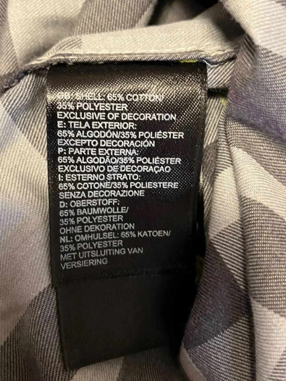 The North Face Boulder George Shirt Mens XXL Gray Plaid LS Button Up New